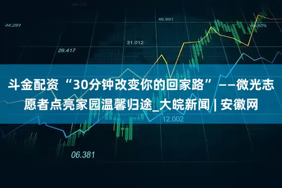 斗金配资 “30分钟改变你的回家路” ——微光志愿者点亮家园温馨归途_大皖新闻 | 安徽网